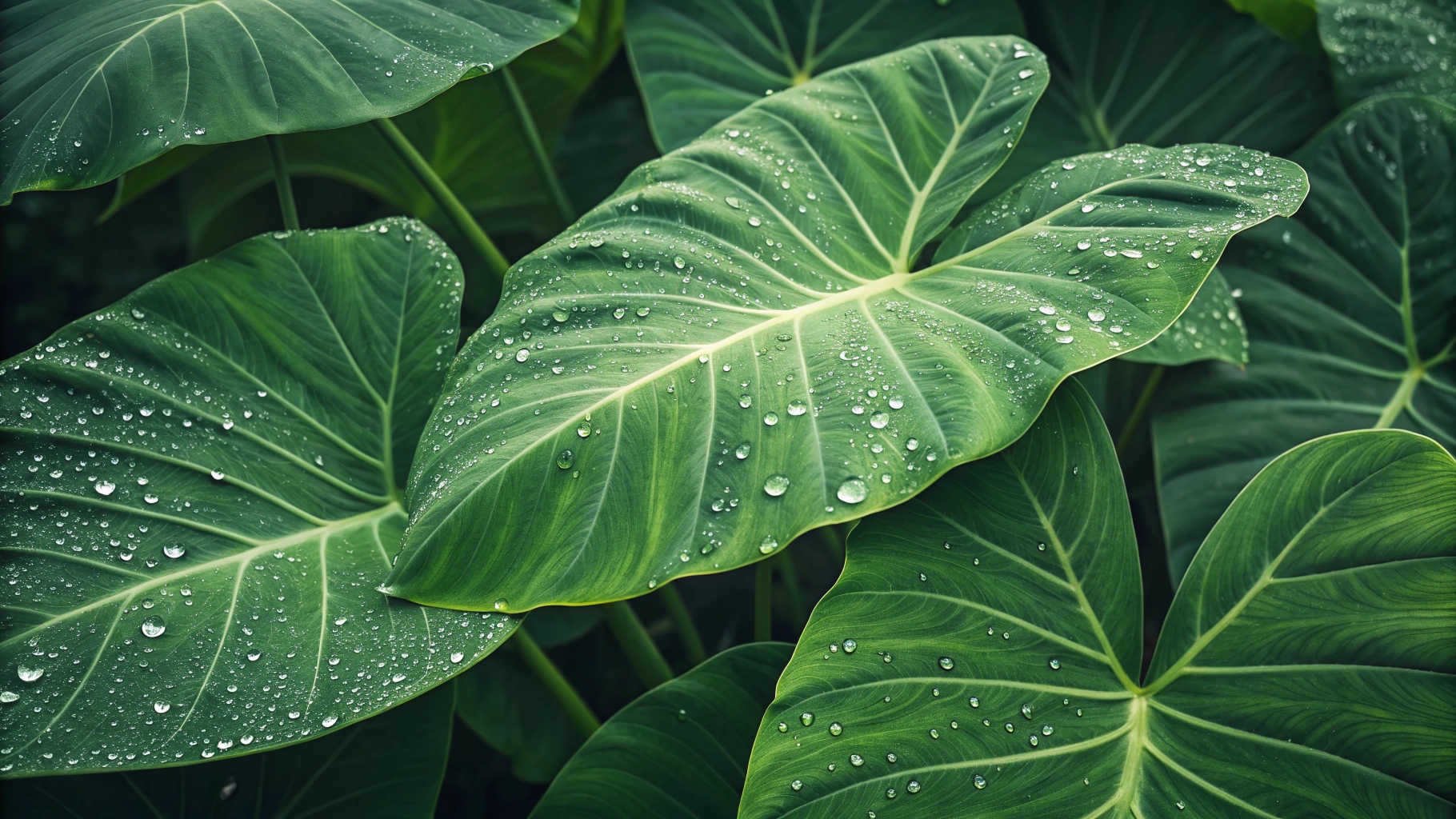 Fresh Taro Leaves or Kachu Shak rich in Vitamin A, iron, and fiber
